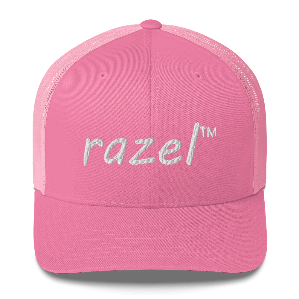 Razel trucker pet wit verstelbaar