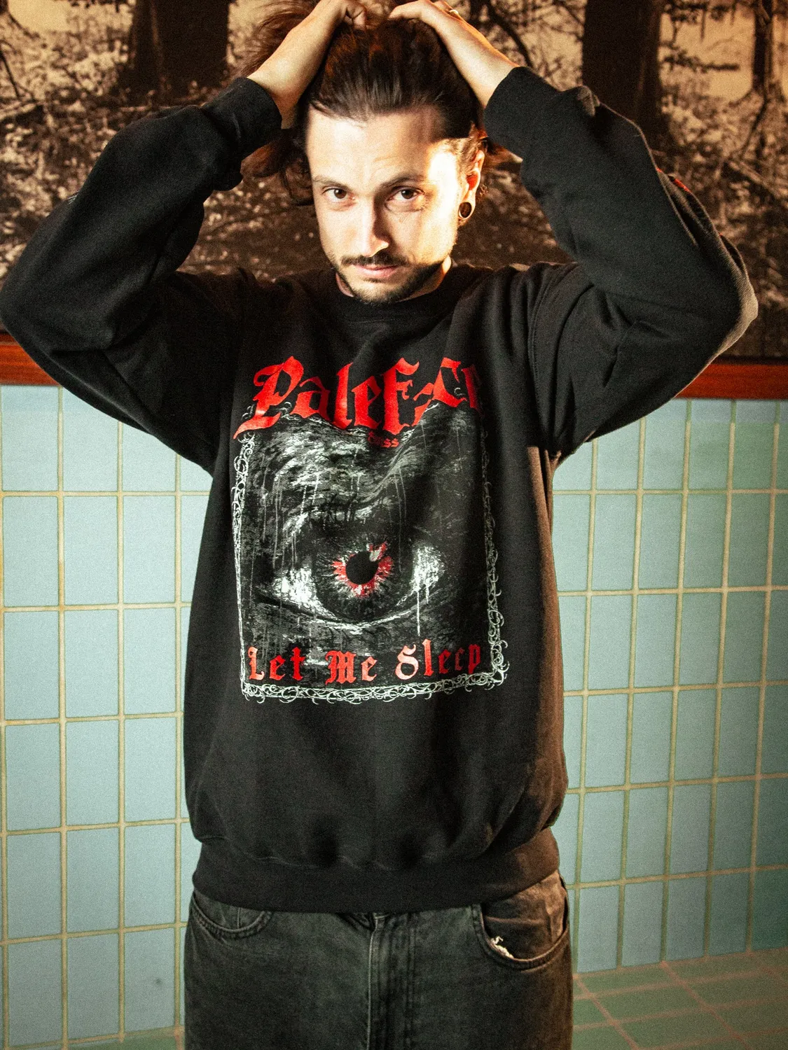 Paleface Swiss Wide Awake sweater heavy zwart
