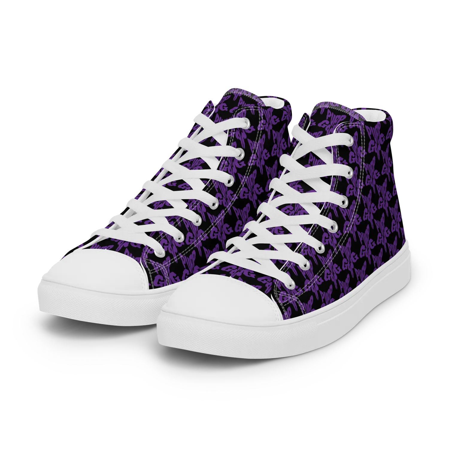 Razel Purp Gang Rock Star high-top sneakers canvas