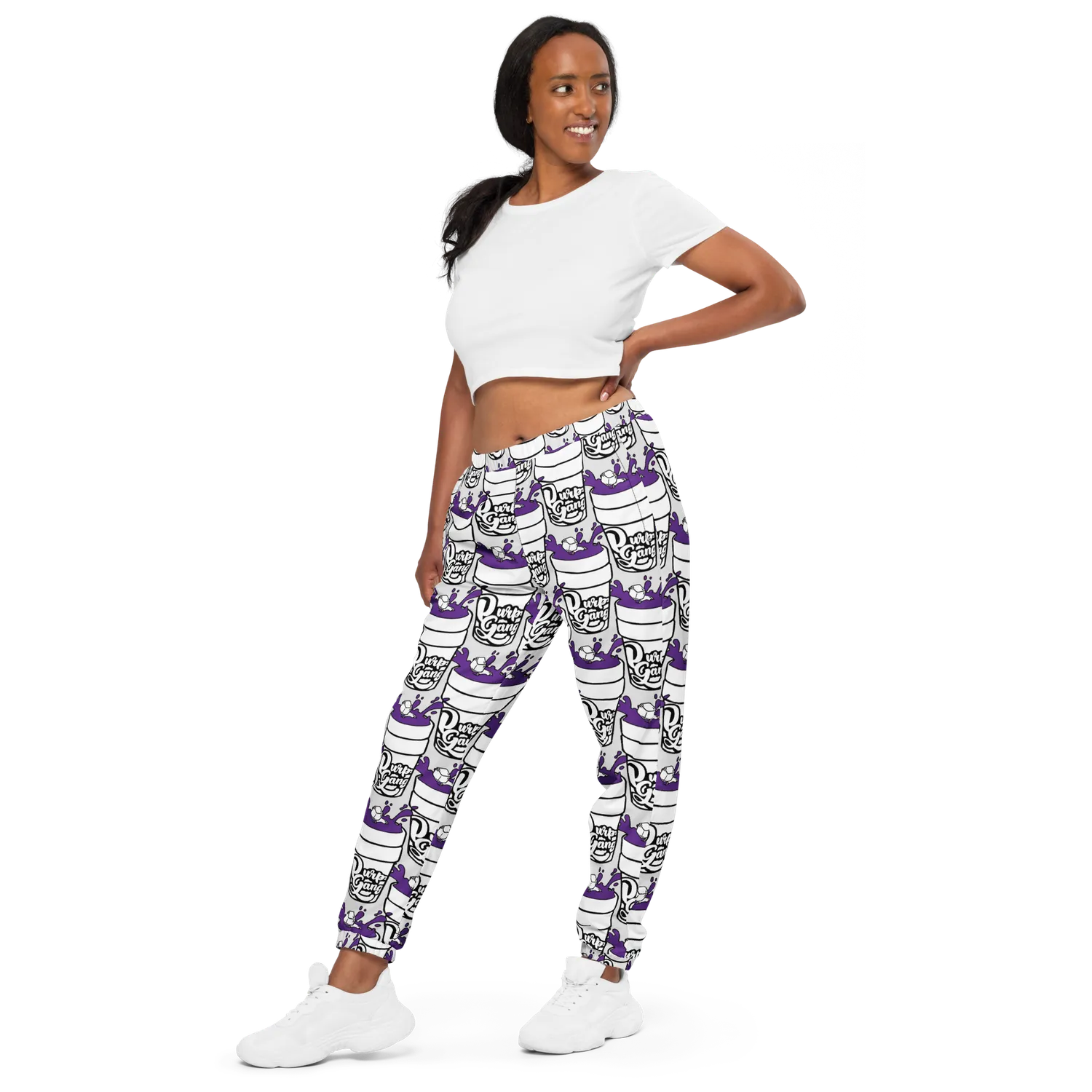 Razel Purp Gang Double Cup trainingsbroek zwart waterafstotend