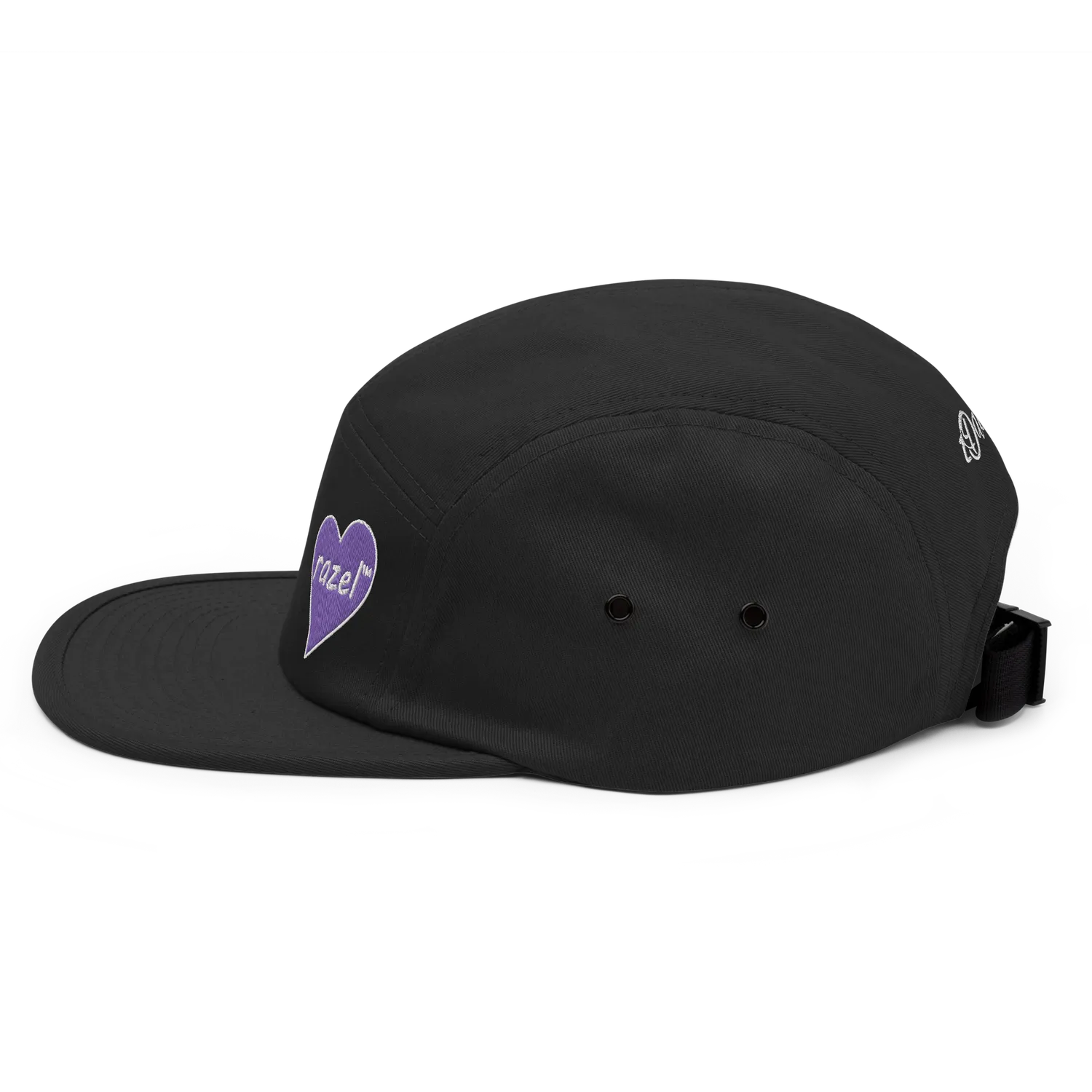Razel Purple Hearted 5-Panel Pet katoen