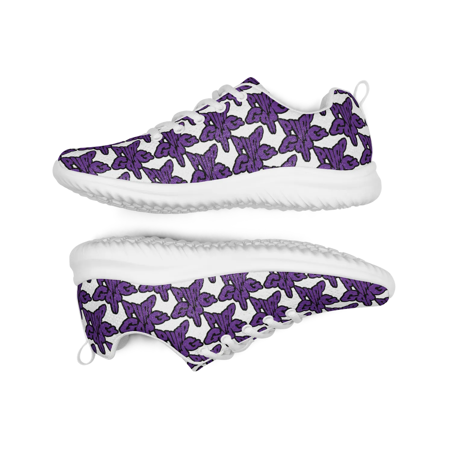 Razel Purp Gang Rock Star sneakers flyknit veters