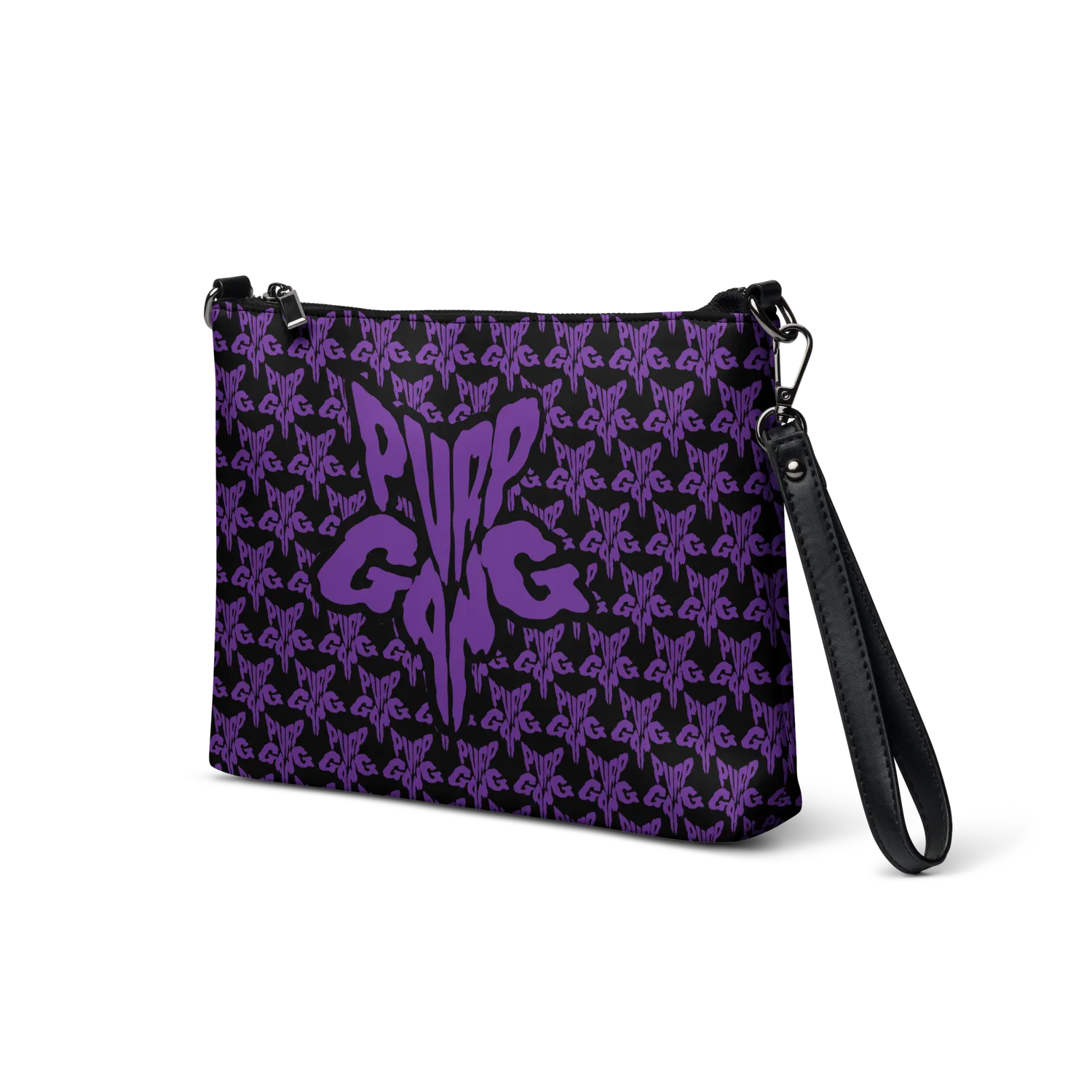 Razel Purp Gang Rock Star satchel zwart lederlook