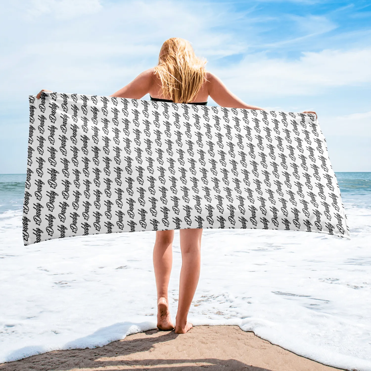 Razel zDaddy Motif handdoek 76x152 katoen