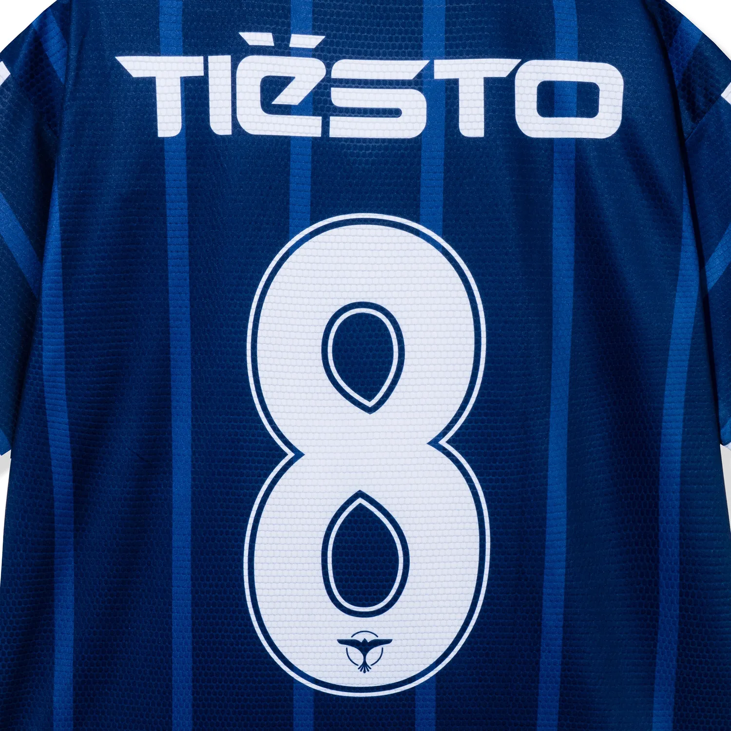 Tiësto Dreamstate Soccer Jersey blauw/wit satijn