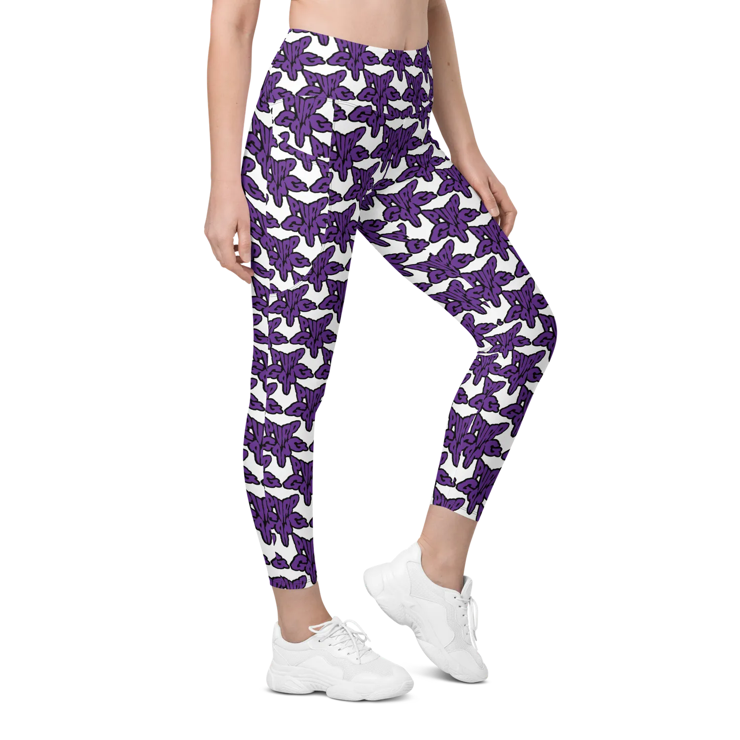 Razel Purp Gang Rock Star Legging met zakken