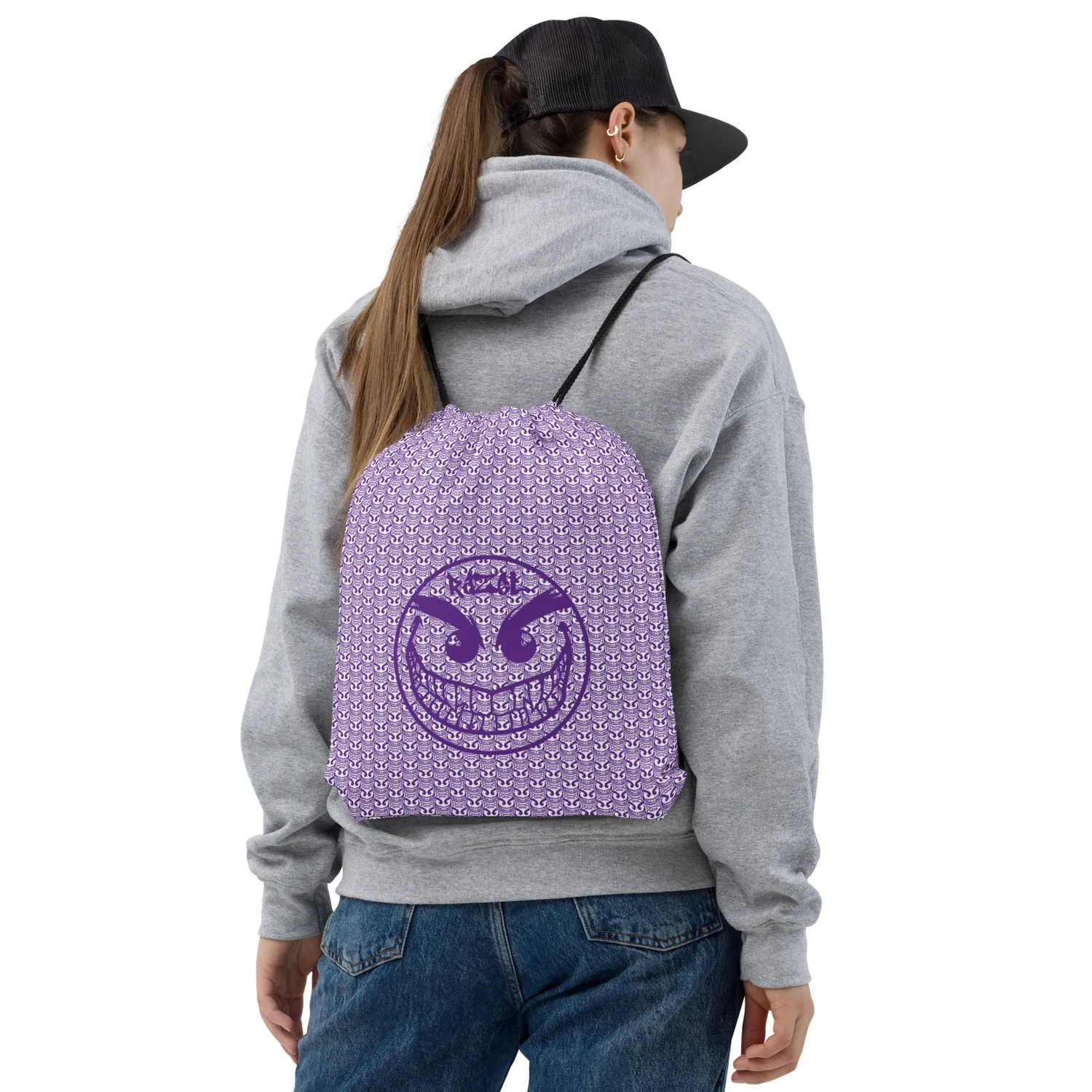 Razel Face Motif gymtas trekkoord polyester