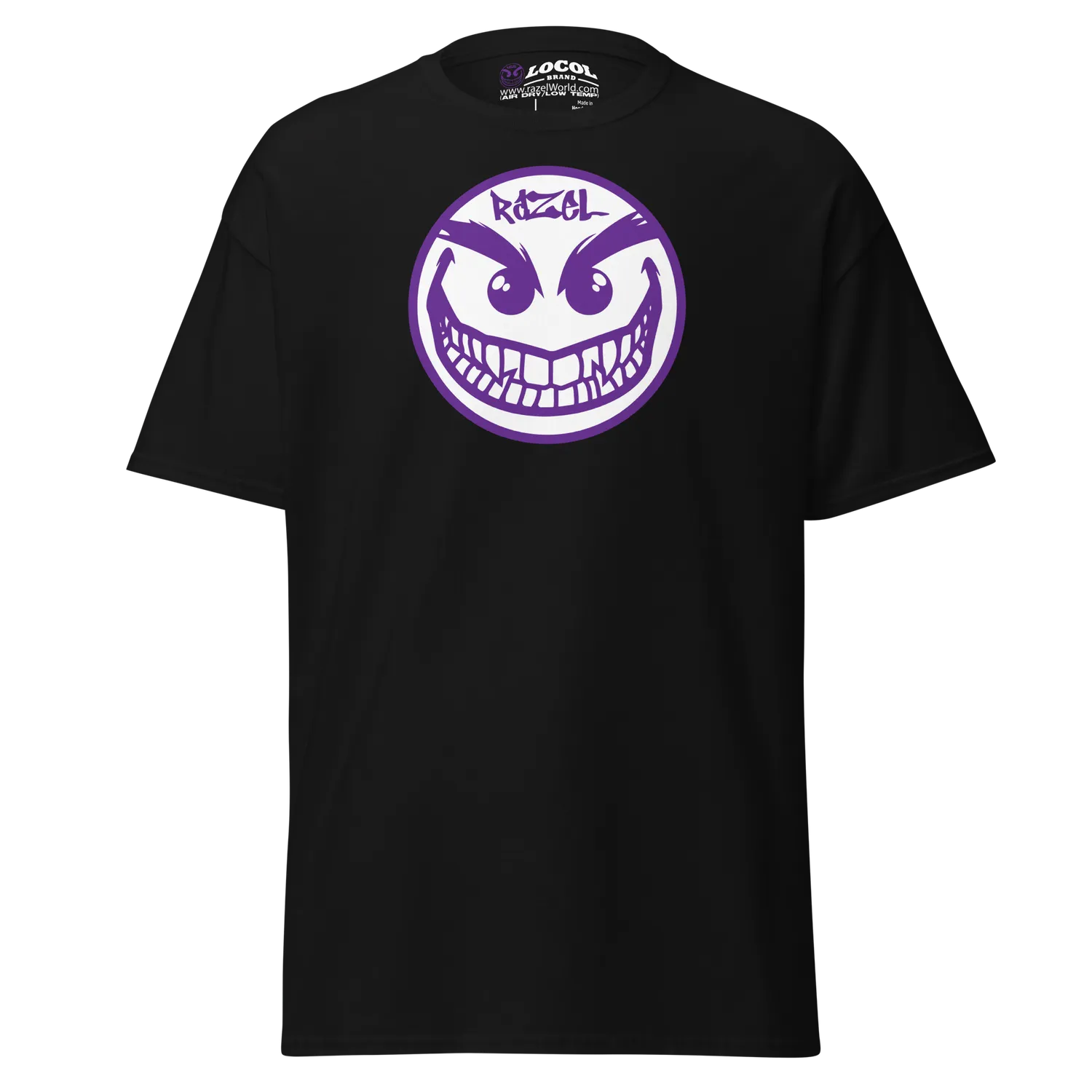 Razel Face T-shirt centered chest katoen S-5XL