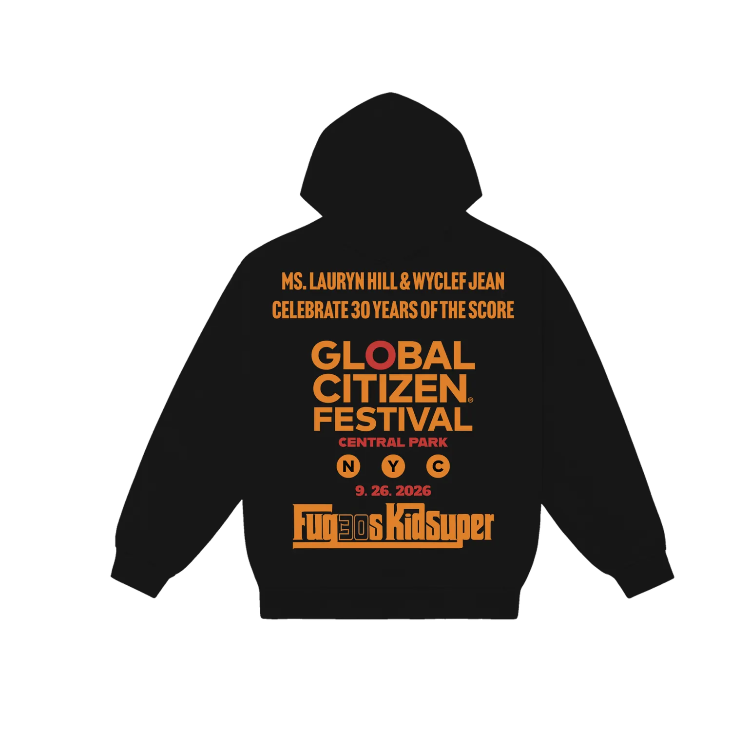 Lauryn Hill Fugees x KidSuper Hoodie tour