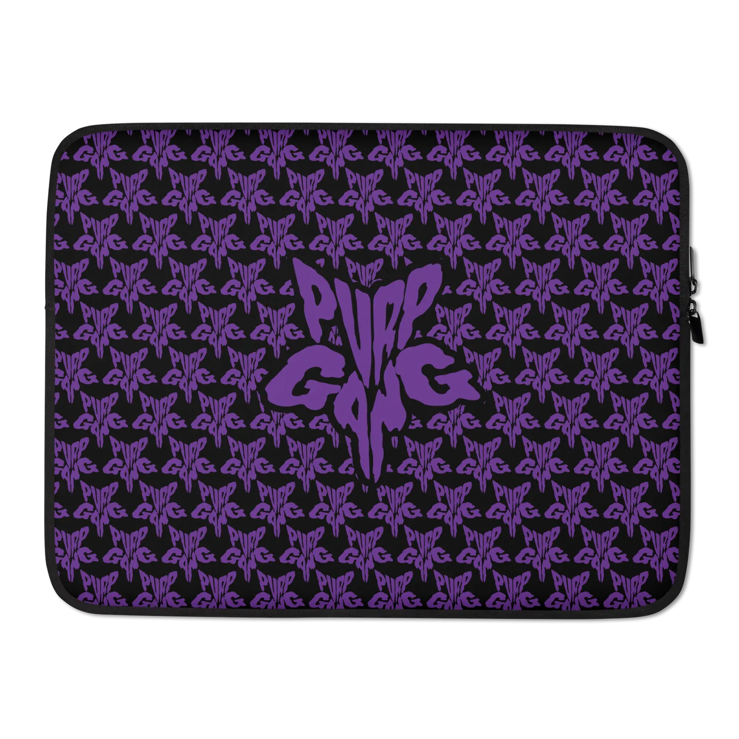 Razel Purp Gang Rock Star Motif laptophoes 13 inch neopreen