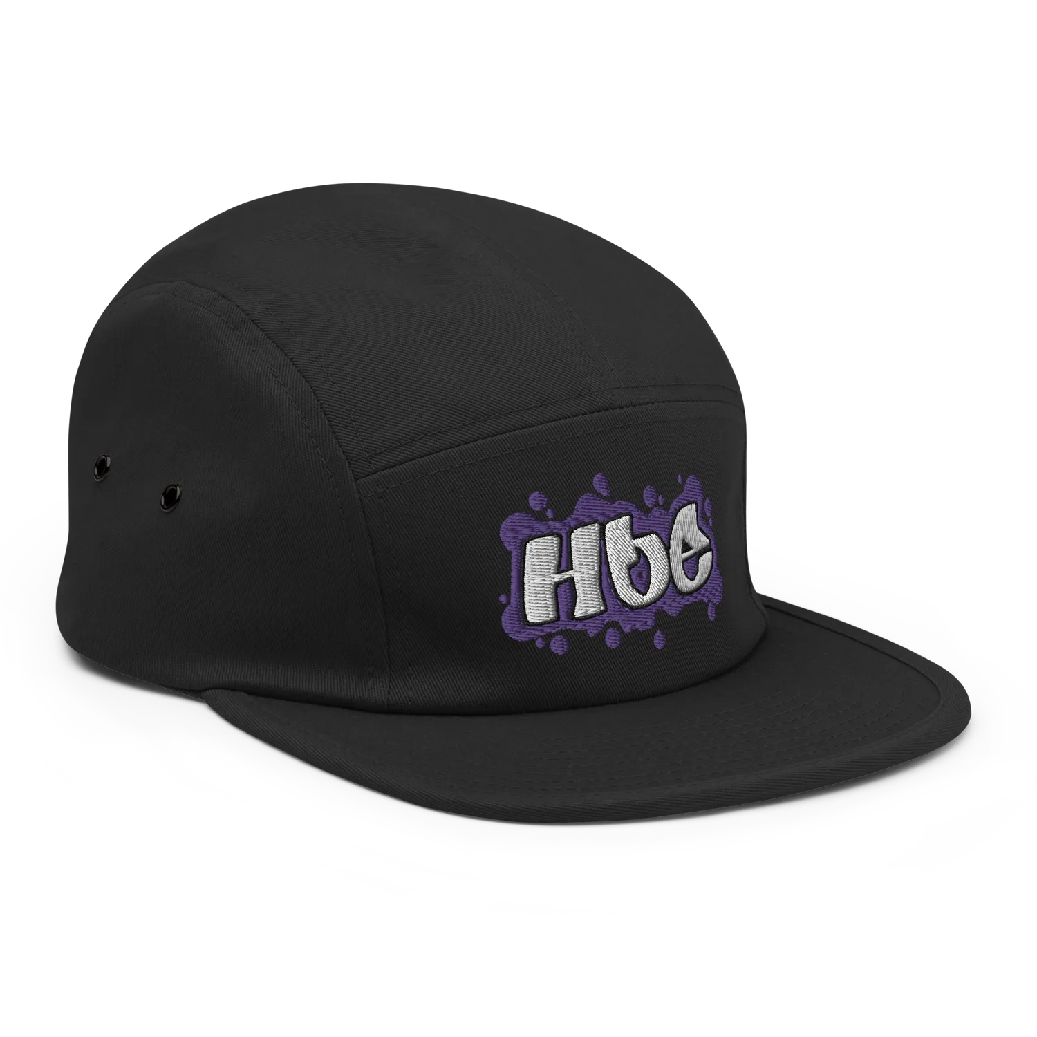 Razel Hoe 5-panel pet katoen zwart