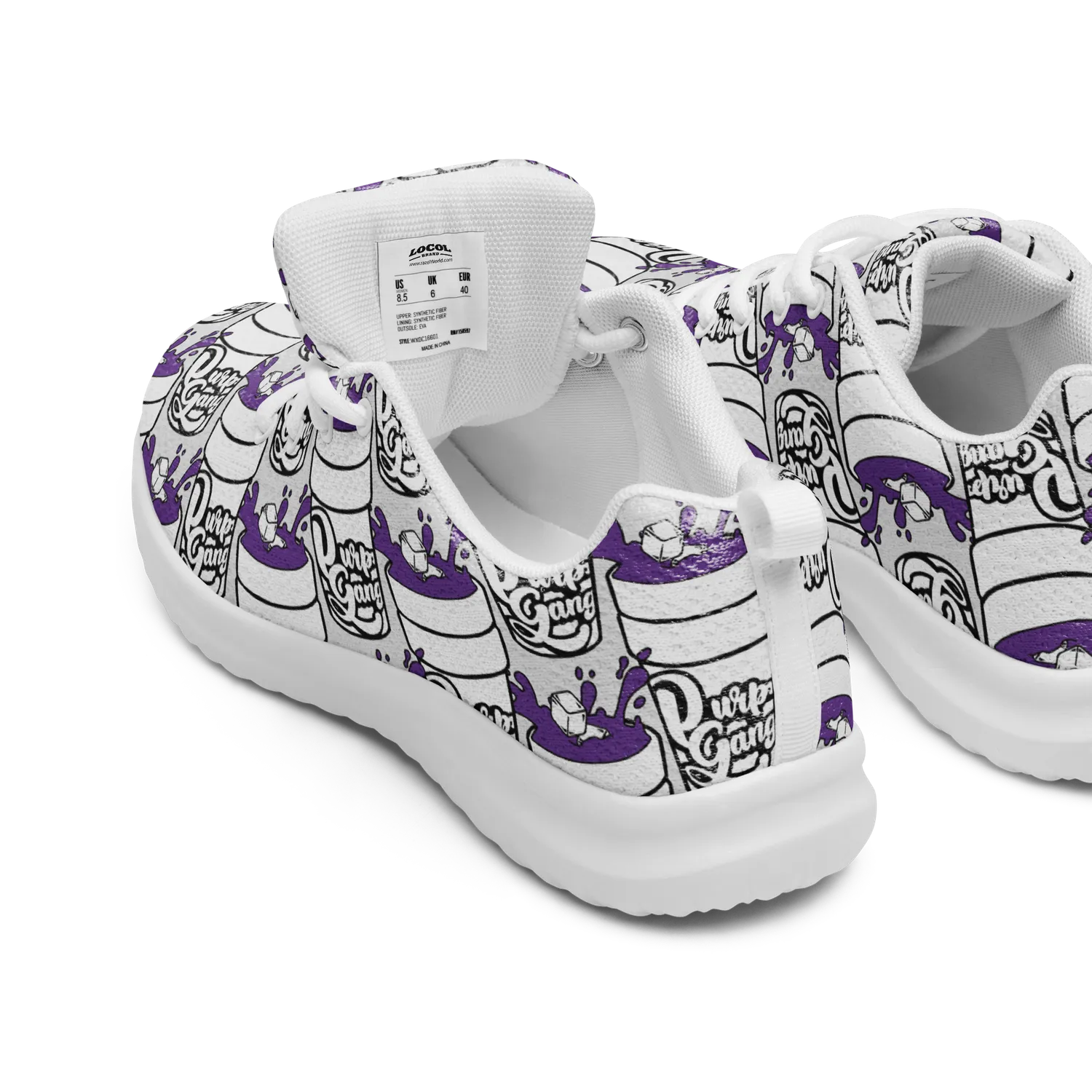 Razel Purp Gang Double Cup sneakers maat 42