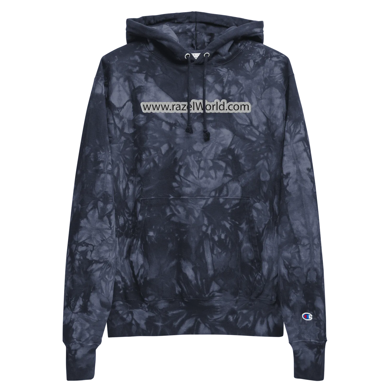 Razel Champion Tye-Dye hoodie zwart tie-dye katoen