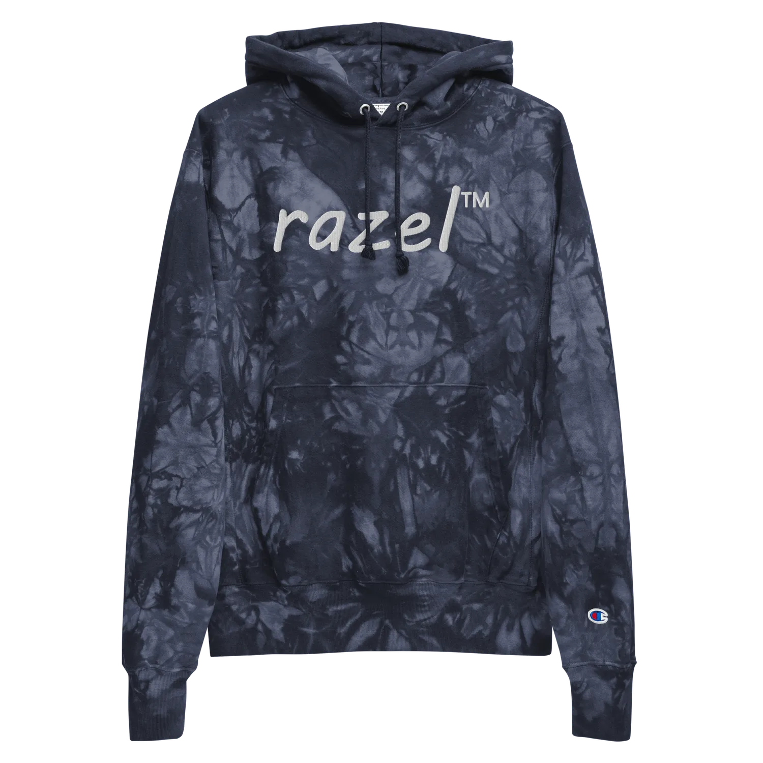 Razel Champion Tie-Dye hoodie geborduurd katoen