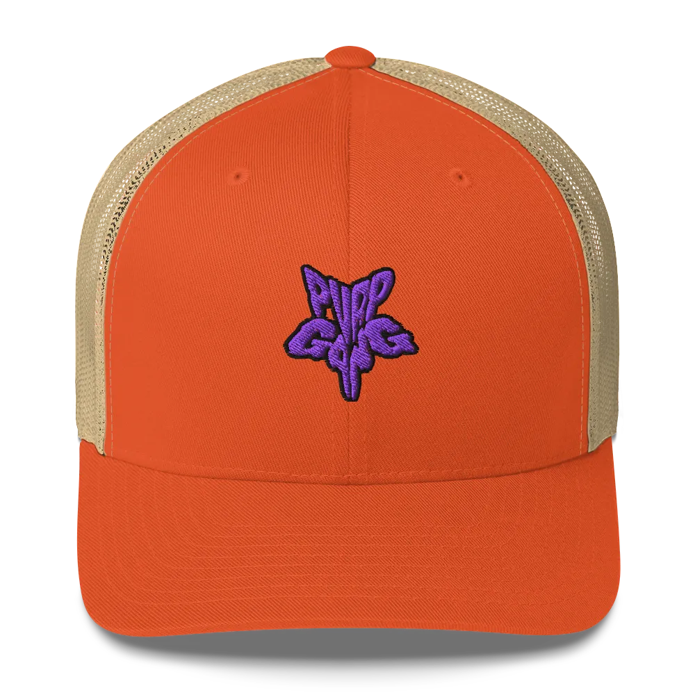 Razel Purp Gang Rock Star trucker pet zwart