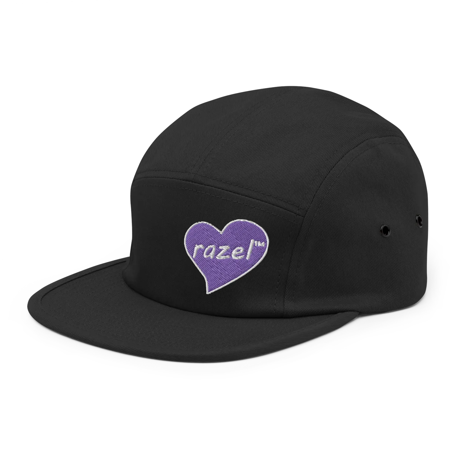 Razel Purple Hearted 5-Panel Pet katoen