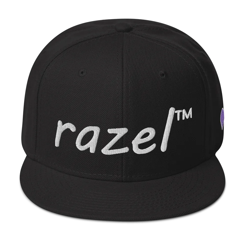 Razel witte snapback pet katoenmix