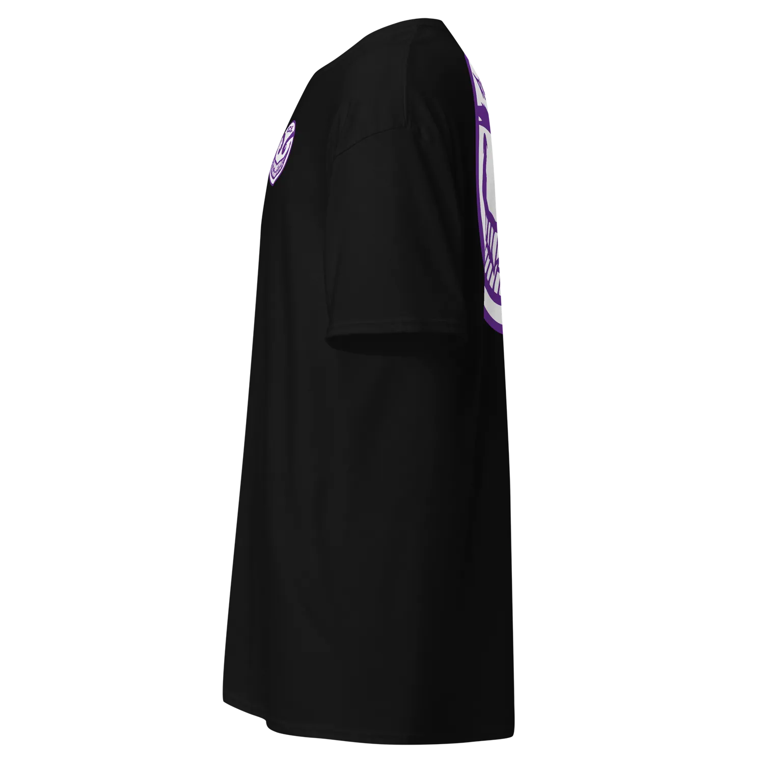 Razel Face Tee T-shirt zwart katoen voor en achter