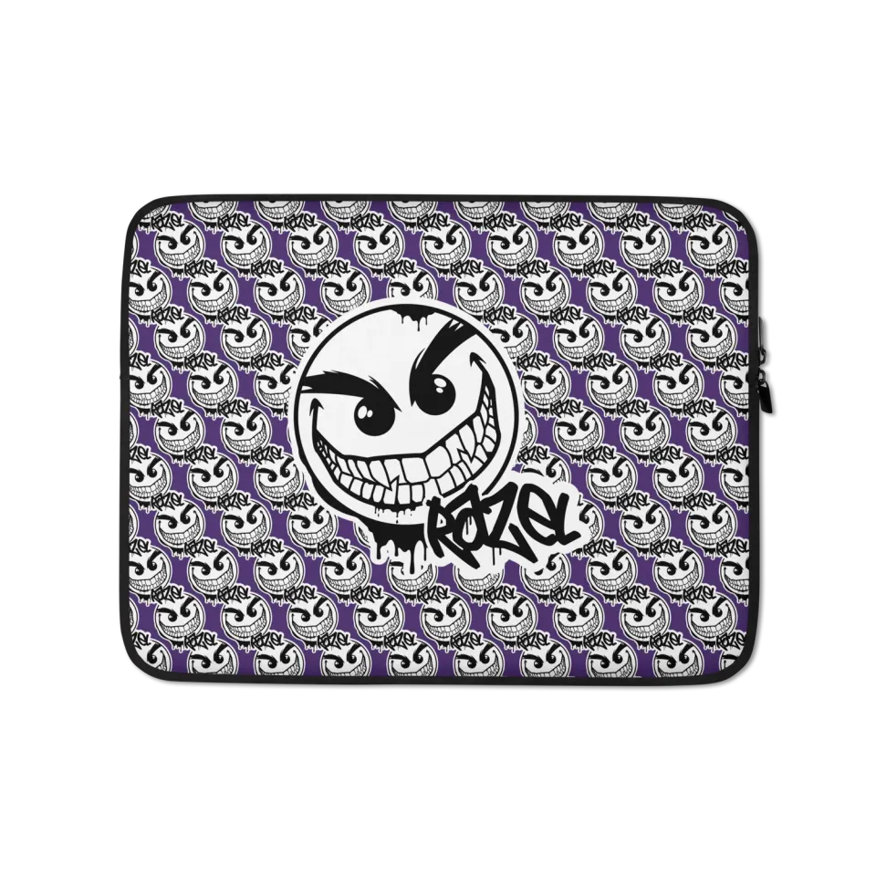 Razel Gang Drip Face laptophoes 13 inch neopreen