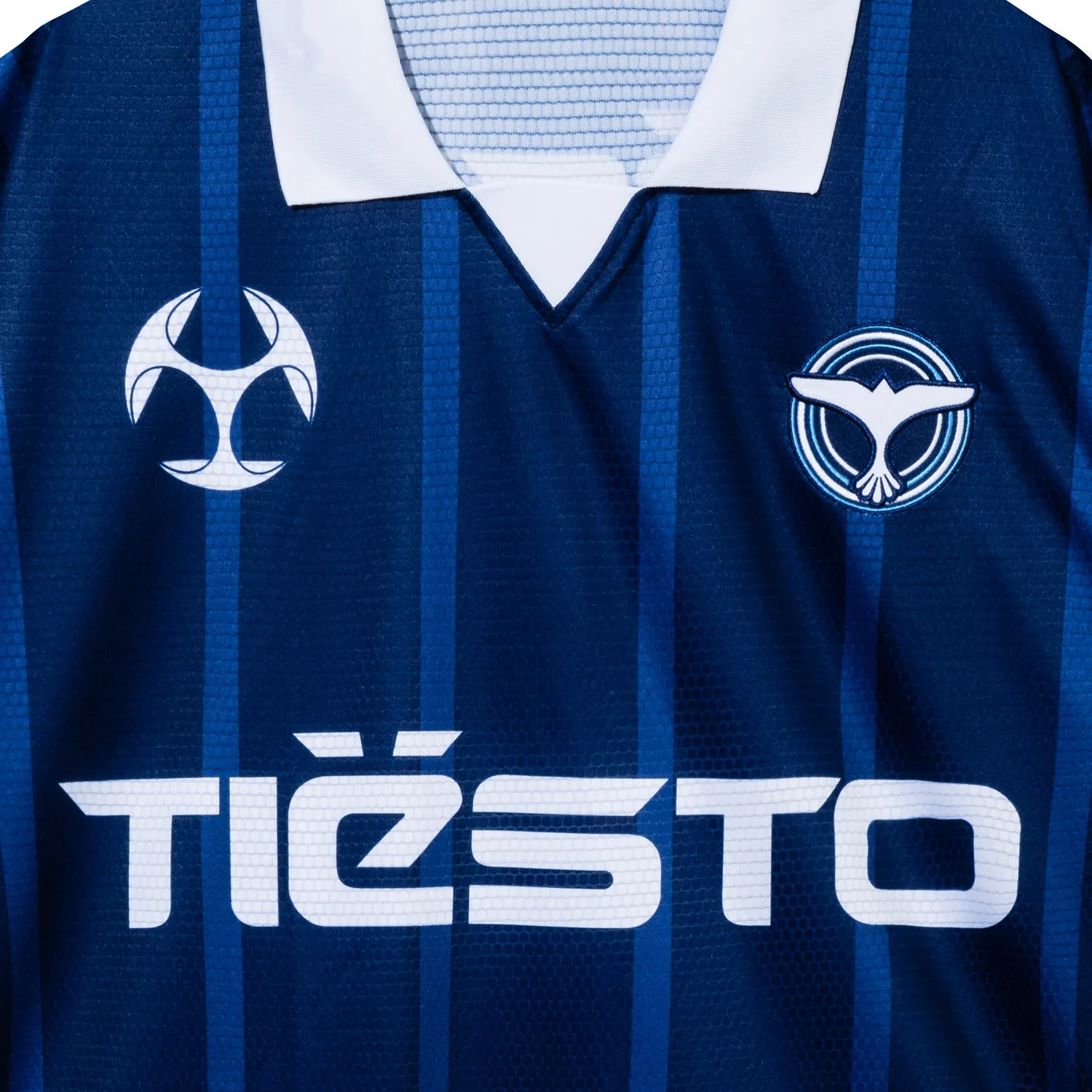 Tiësto Dreamstate Soccer Jersey blauw/wit satijn