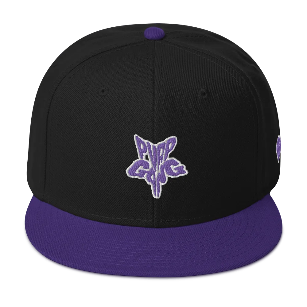 Razel Purp Gang Rock Star Snapback pet zwart