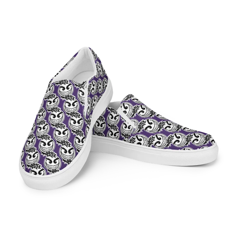 Razel Gang Drip Face Slip-ons canvas schoenen
