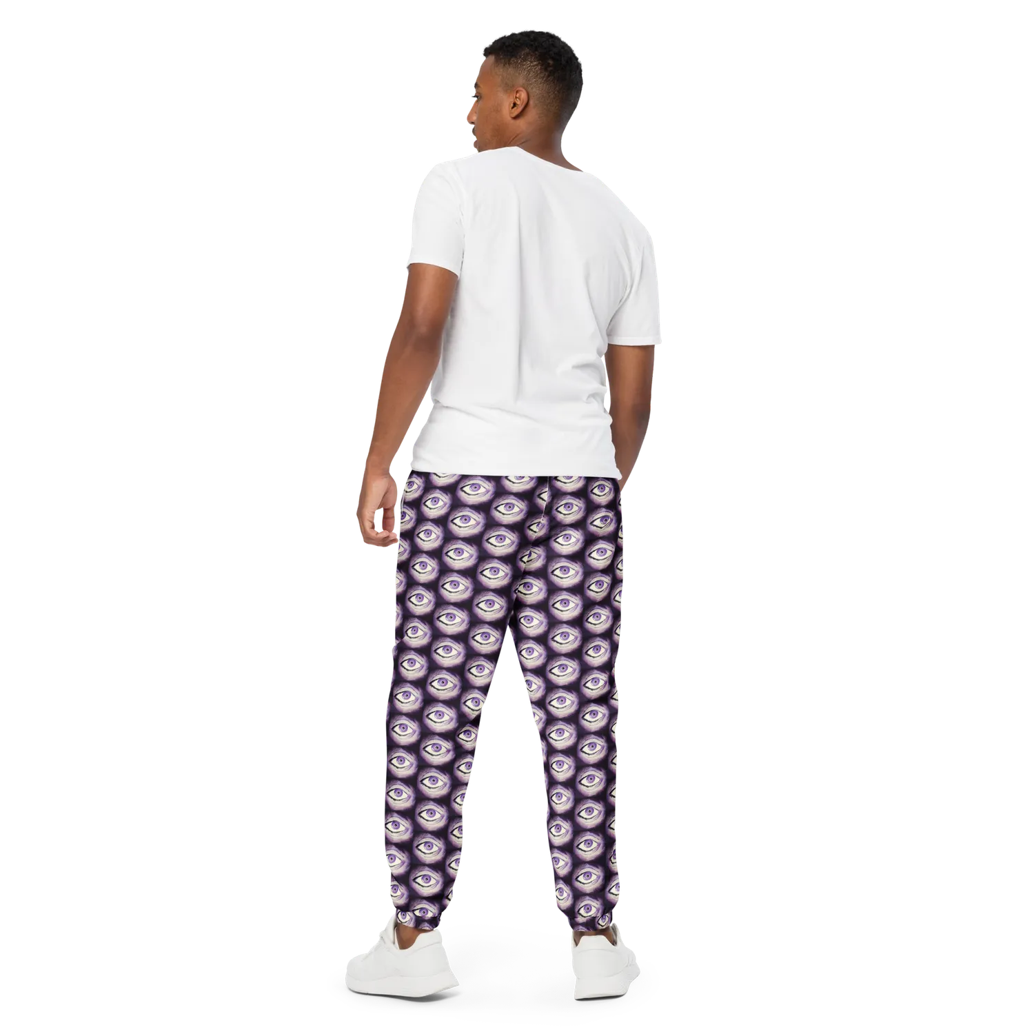 Razel Thousand Eyes Motif trackpants zwart M