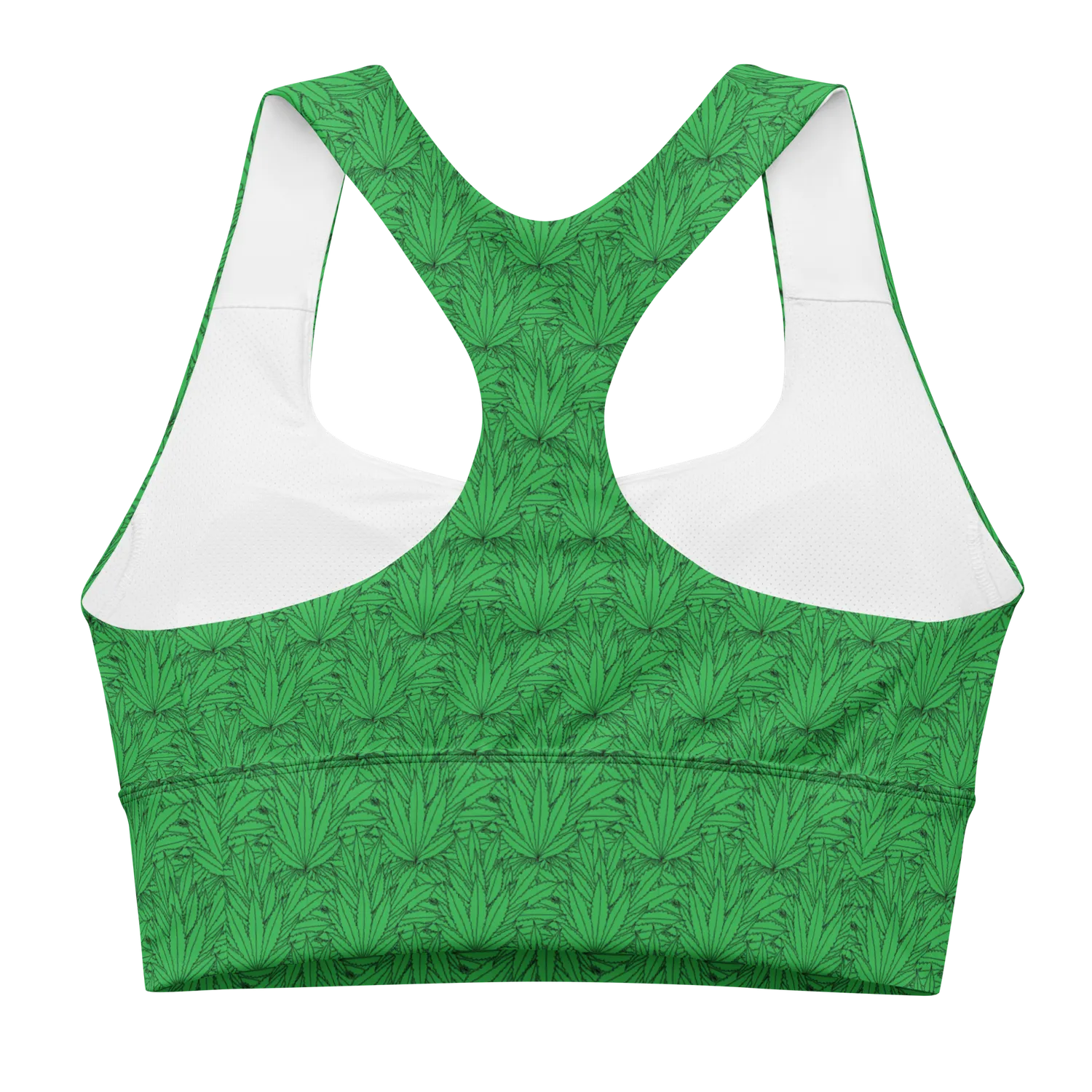 Razel Marijuana Tree Star Motif crop top met padding