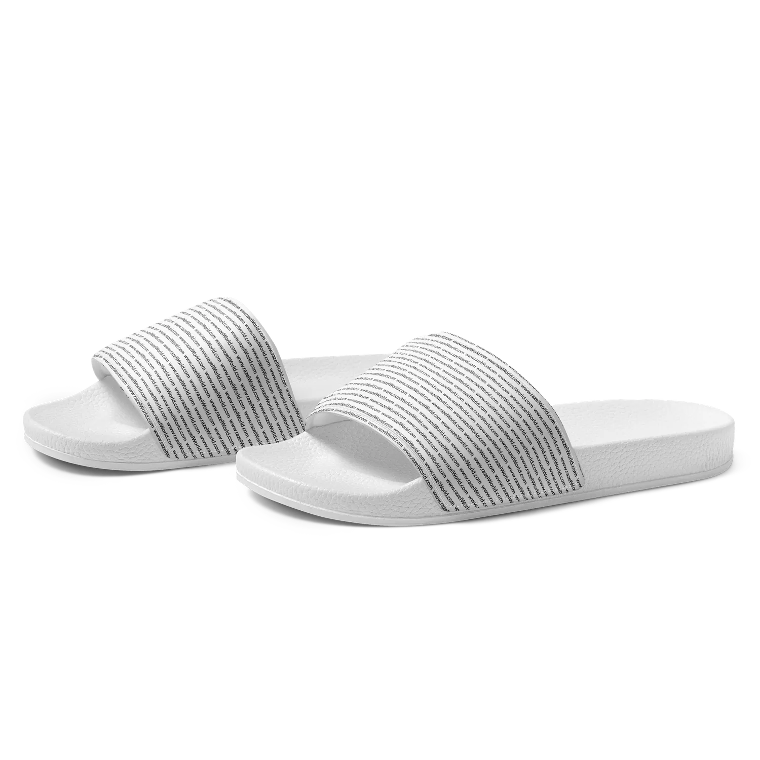 Razel www.RazelWorld slippers zwart met logo