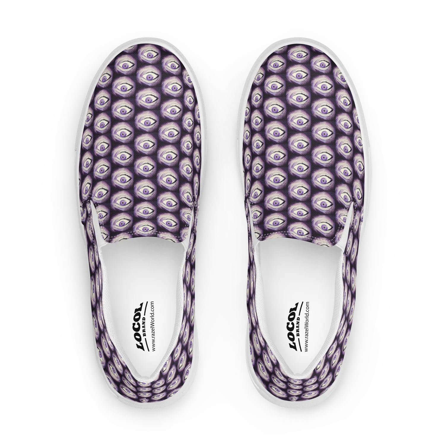 Razel Thousand Eyes slip-ons canvas
