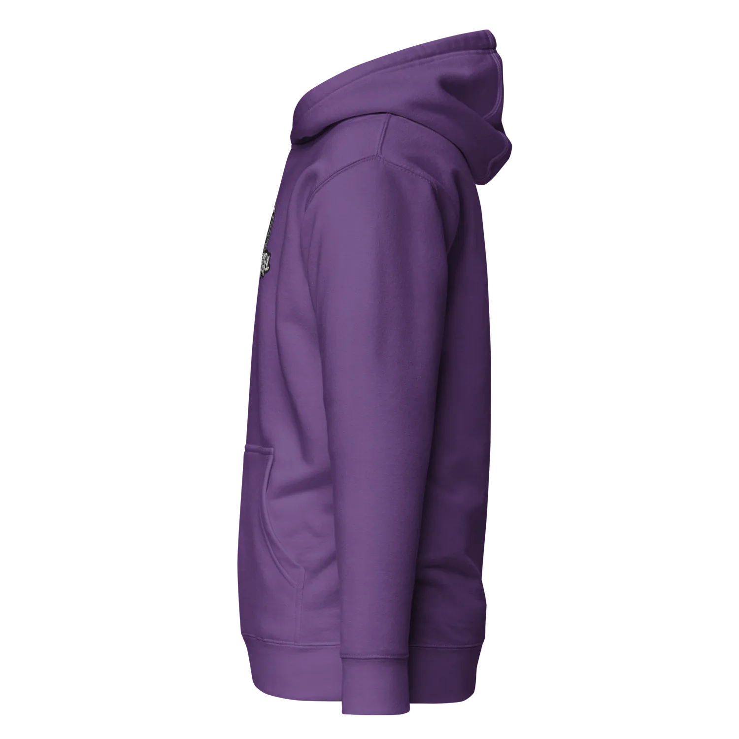 Razel Gang Drip Face Hoodie Inverted hoodie zwart katoen
