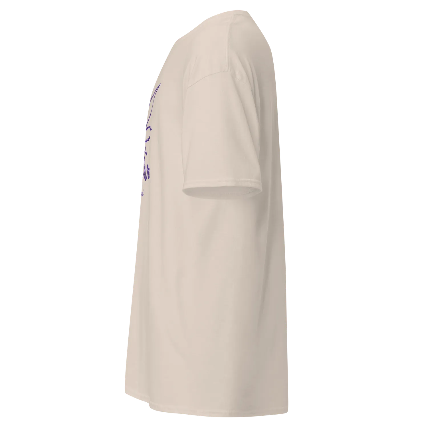 Razel Puff Purp Tee Centered Chest T-shirt katoen
