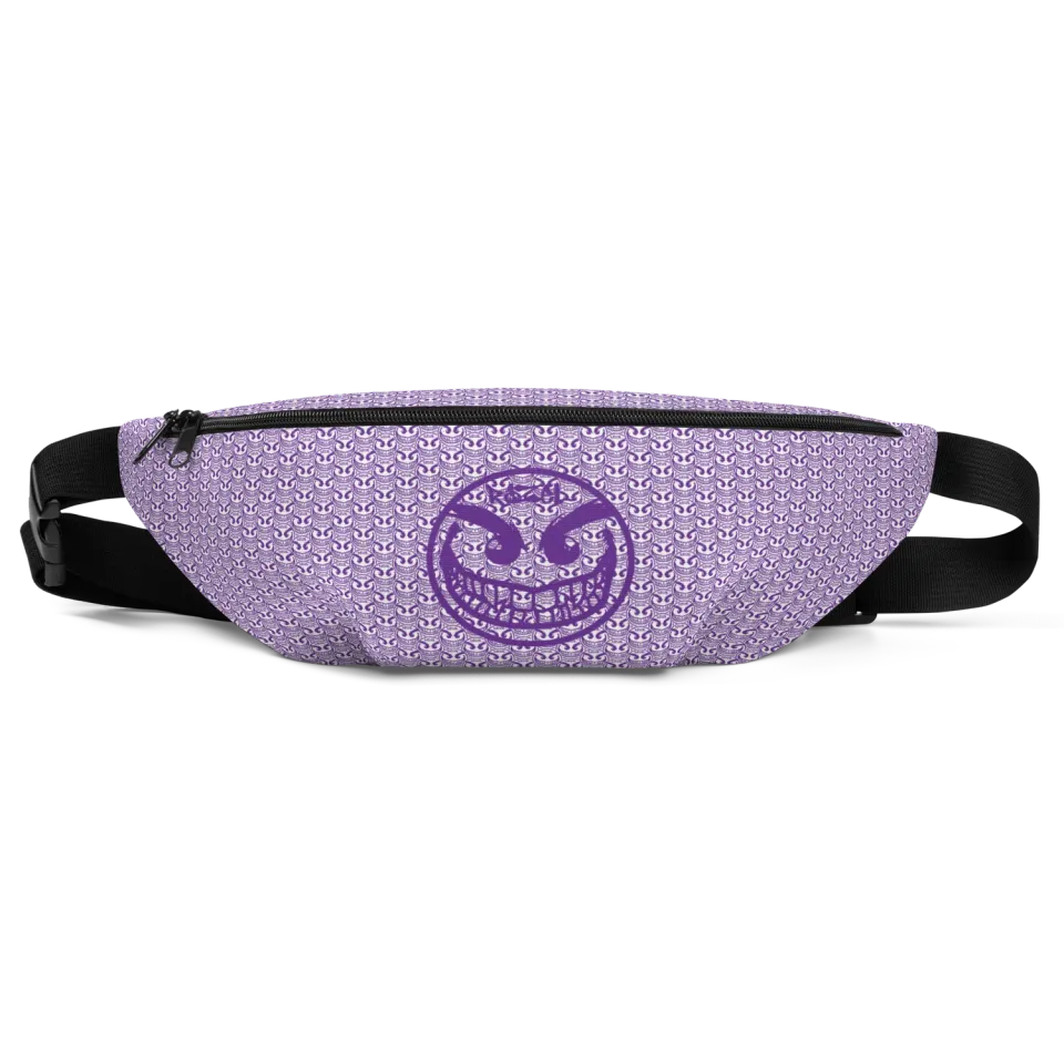 Razel Face Motif heuptas fanny pack zwart S/M