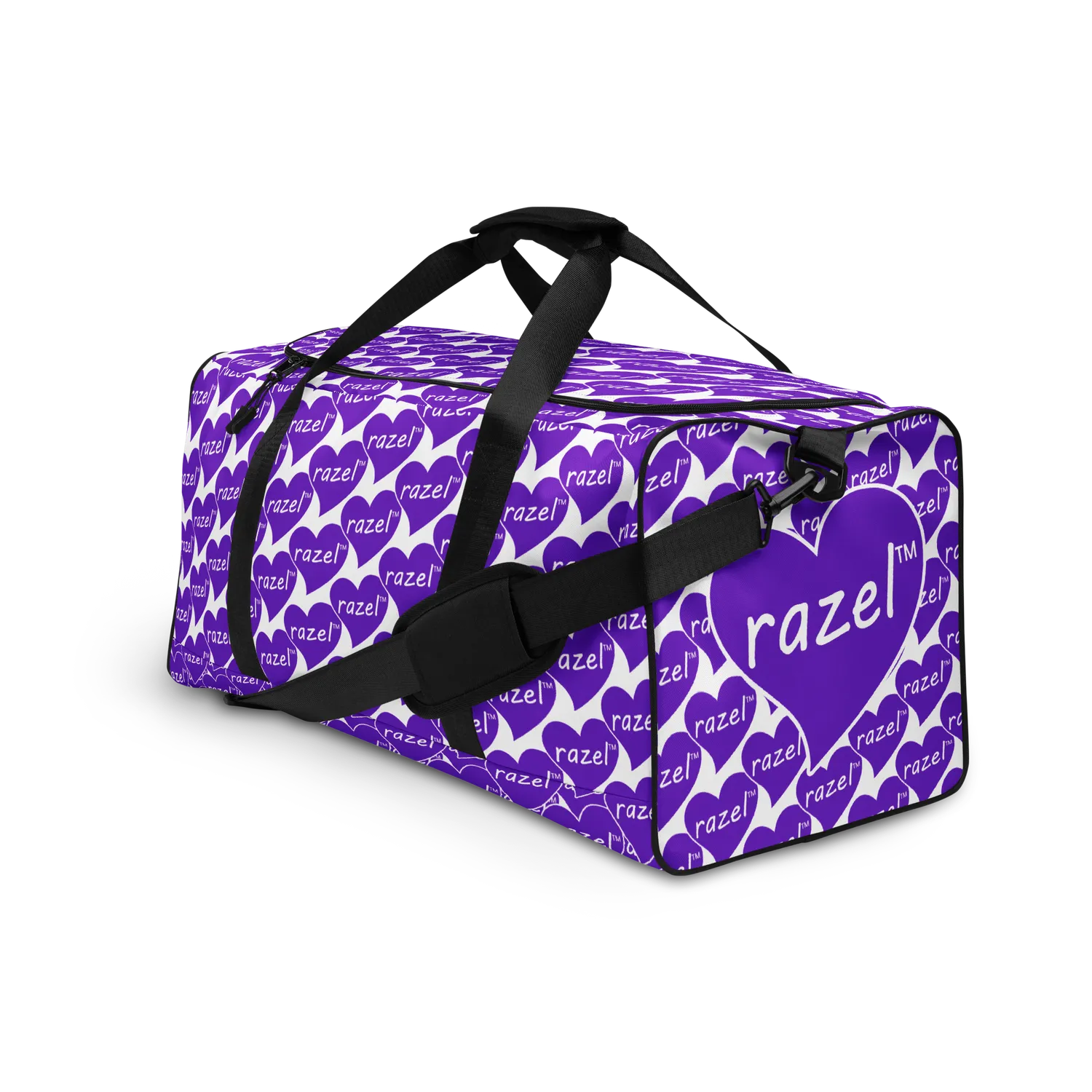 Razel Purple Hearted Duffle Bag 56 cm polyester