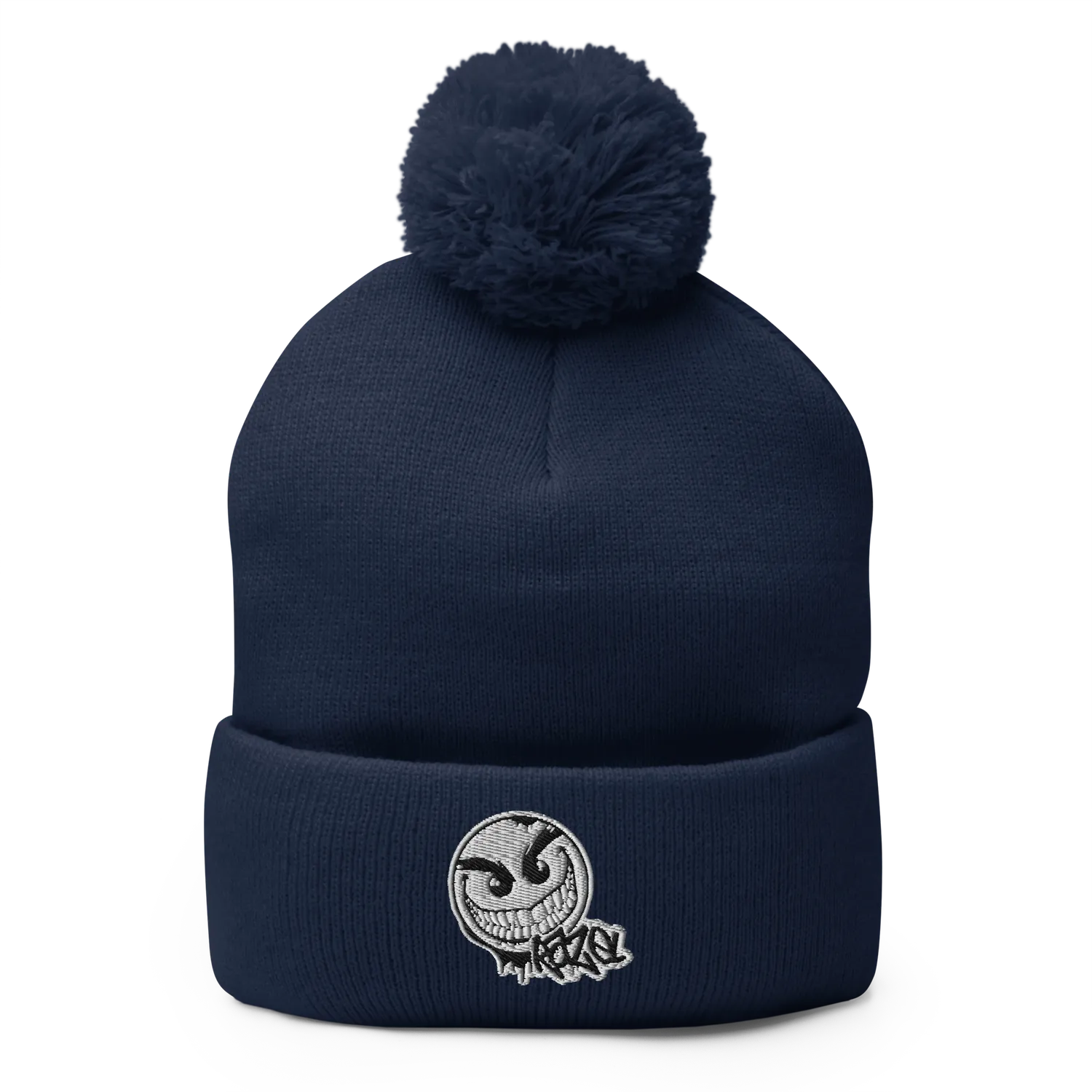 Razel Gang Drip Face pompon muts zwart