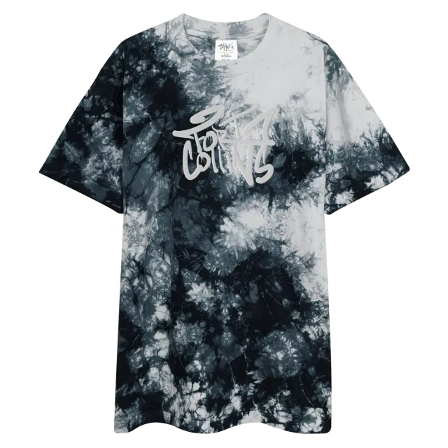 Razel Fort Collins T-shirt tie-dye oversized Milky Way