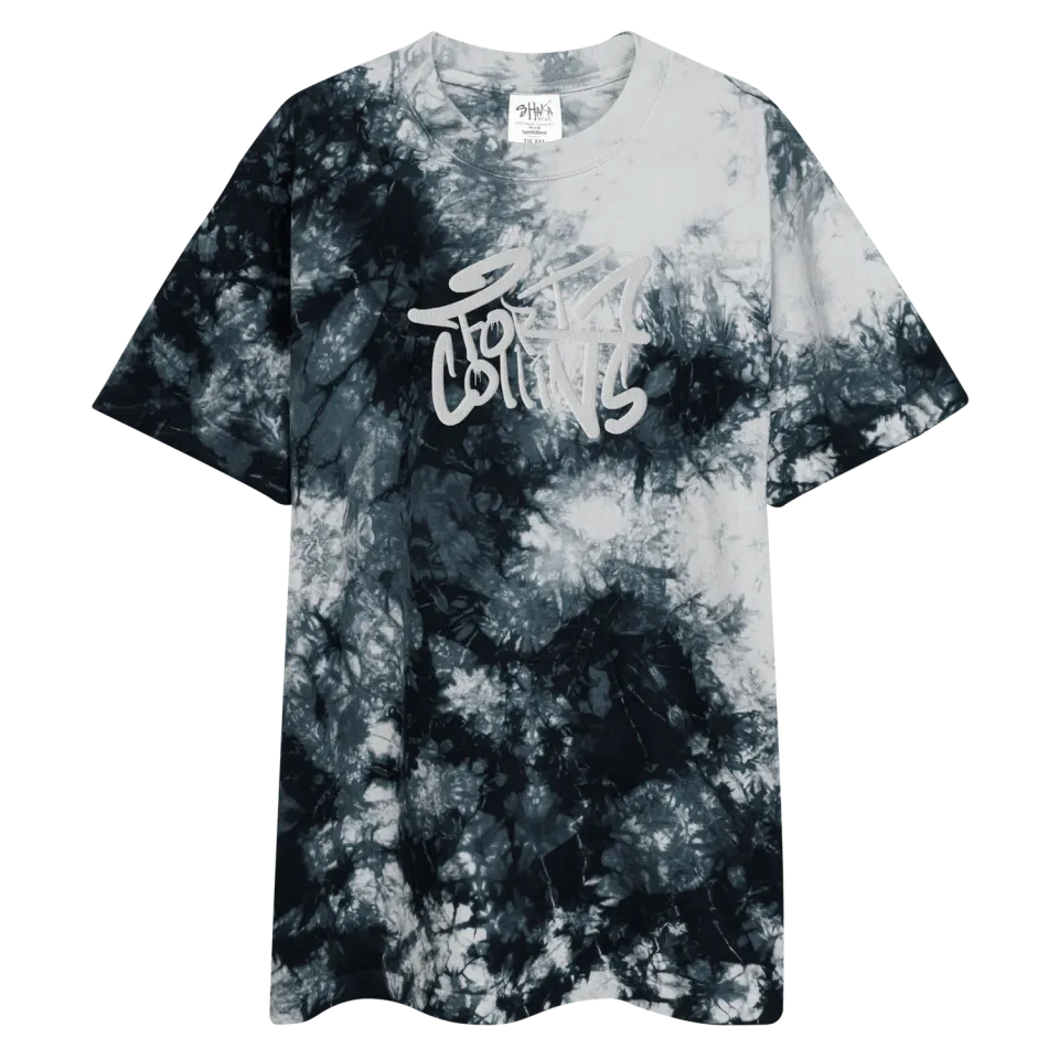 Razel Fort Collins T-shirt tie-dye oversized Milky Way