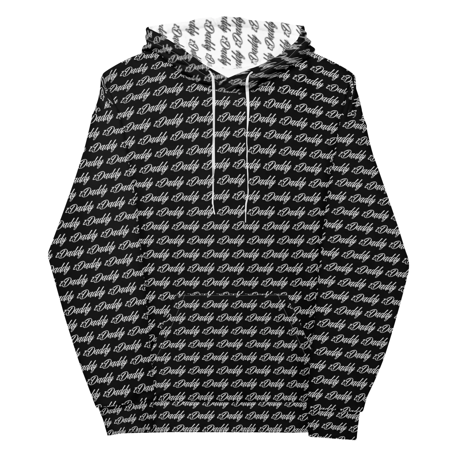 Razel zDaddy Motif hoodie omkeerbaar fleece