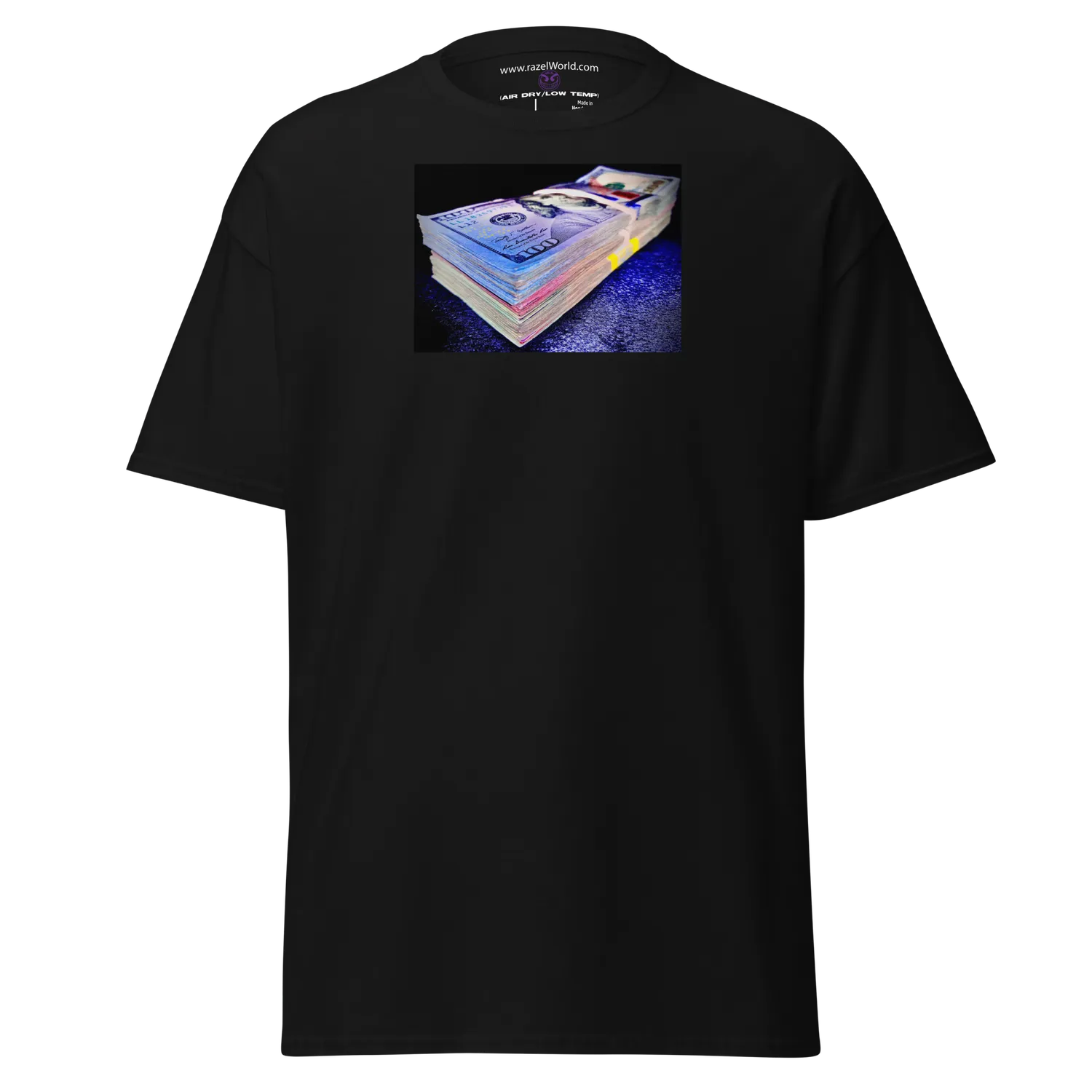 Razel Get Money t-shirt zwart center chest