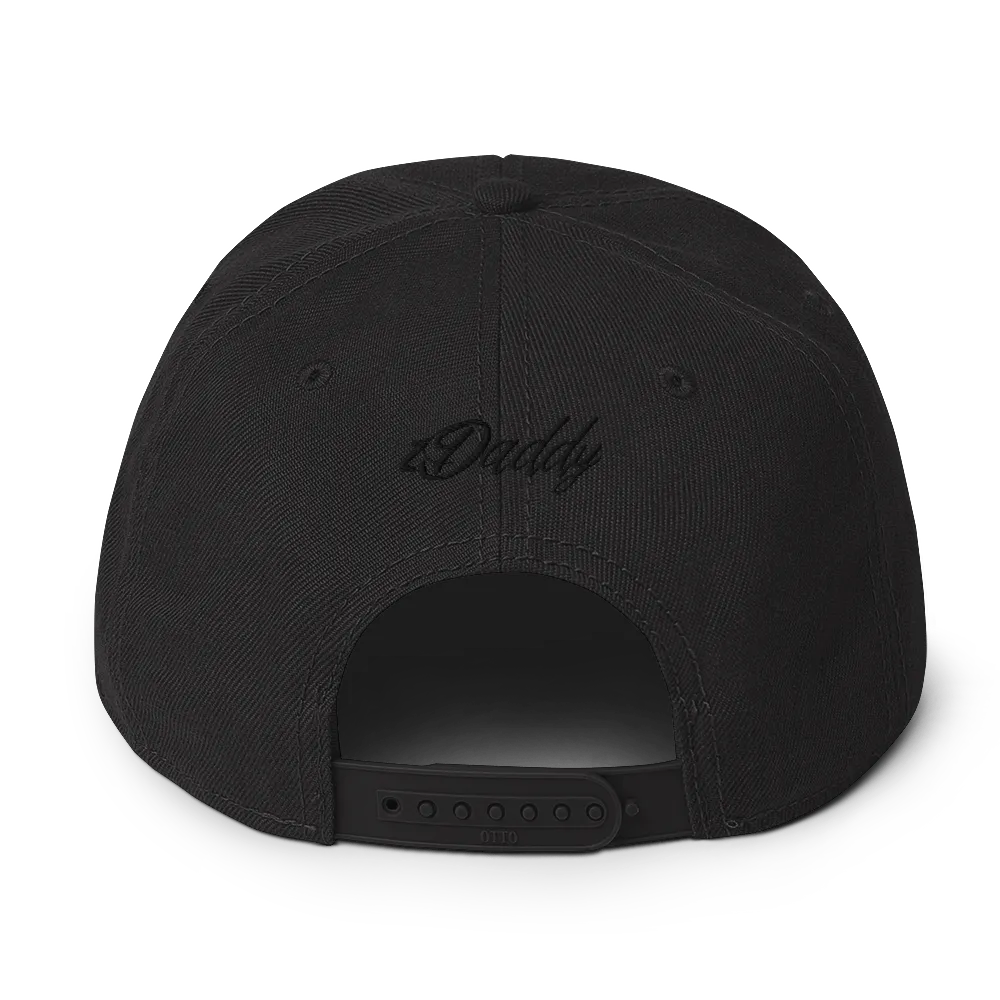 Razel Snapback pet zwart wolmix