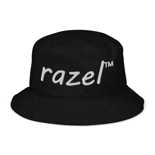 Razel Bucket Hat katoenen emmerhoed geborduurd