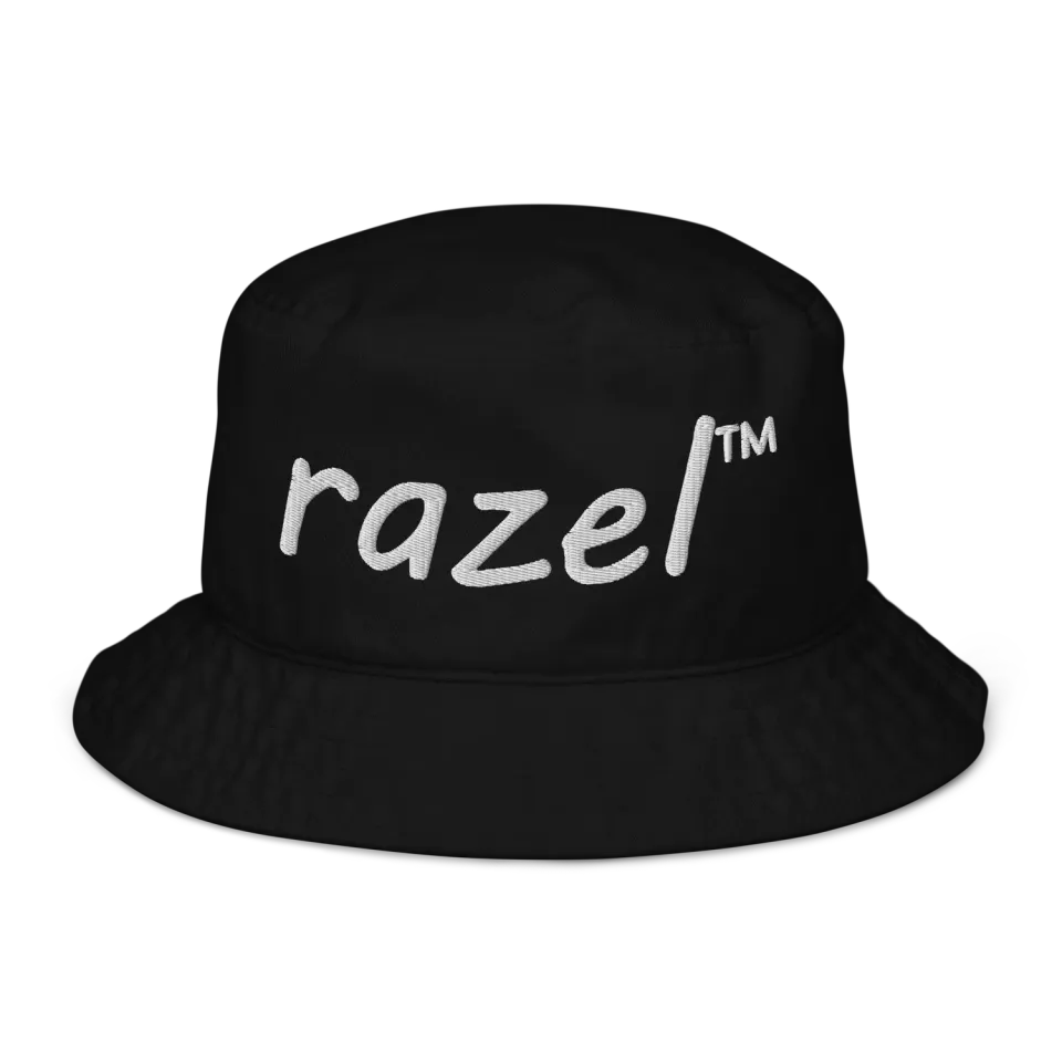 Razel Bucket Hat katoenen emmerhoed geborduurd