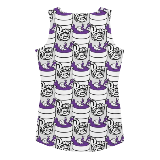 Razel Purp Gang Double Cup tank top dames stretch