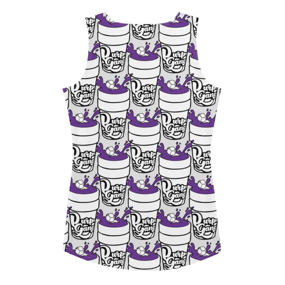 Razel Purp Gang Double Cup tank top dames stretch