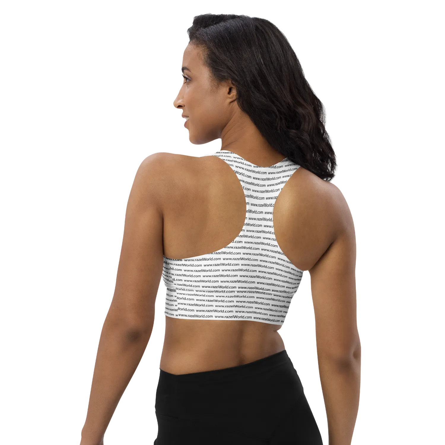 Razel www.razelWorld.com Motif crop top met padding