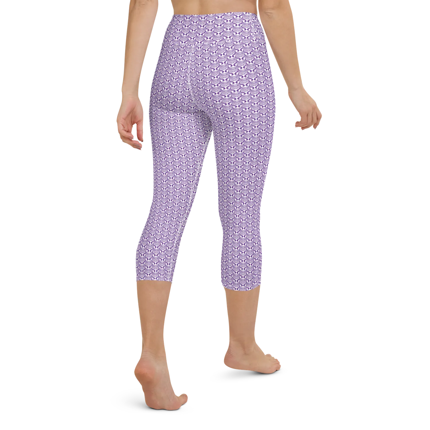 Razel Face Motif Yoga Capri high waist