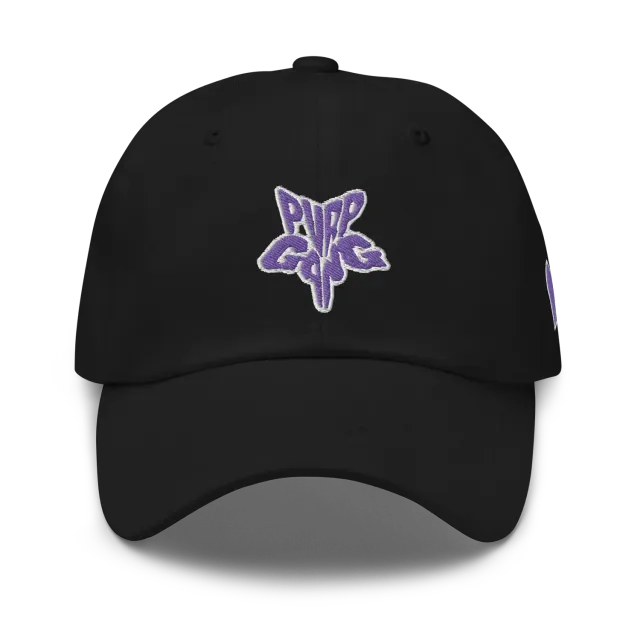 Razel Purp Gang Rock Star Dad Hat pet katoen