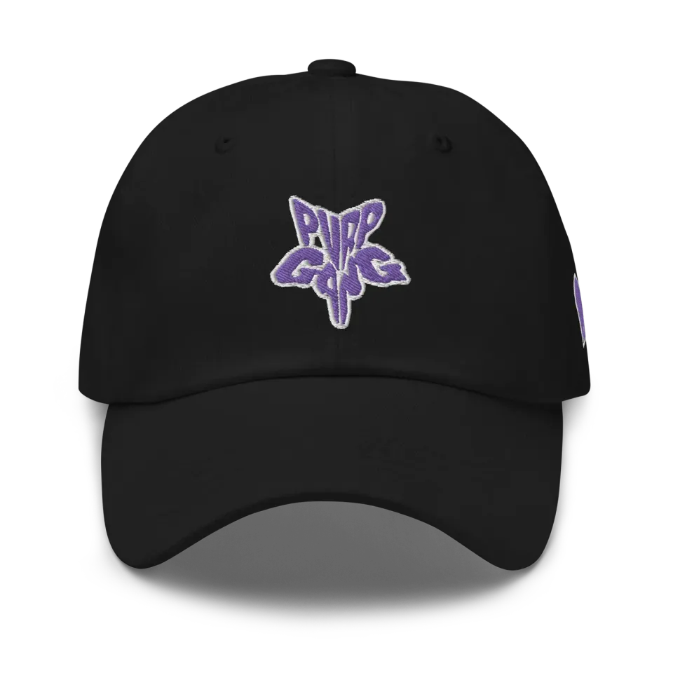 Razel Purp Gang Rock Star Dad Hat pet katoen