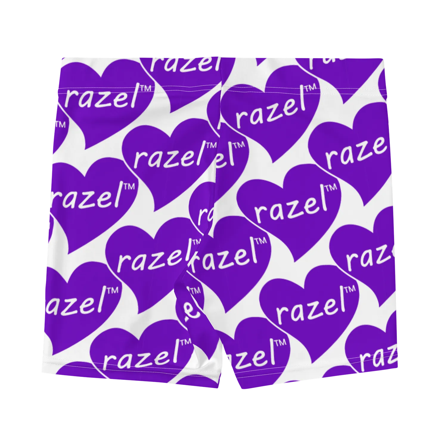 Razel Purple Hearted Spanks short stretch paars