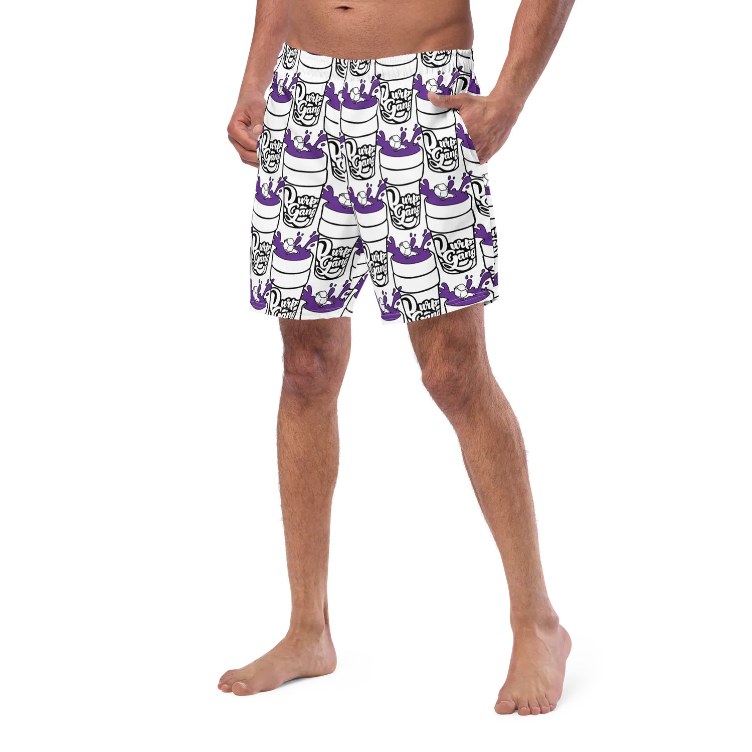 Razel Purp Gang Double Cup zwemshort maat L UPF50+